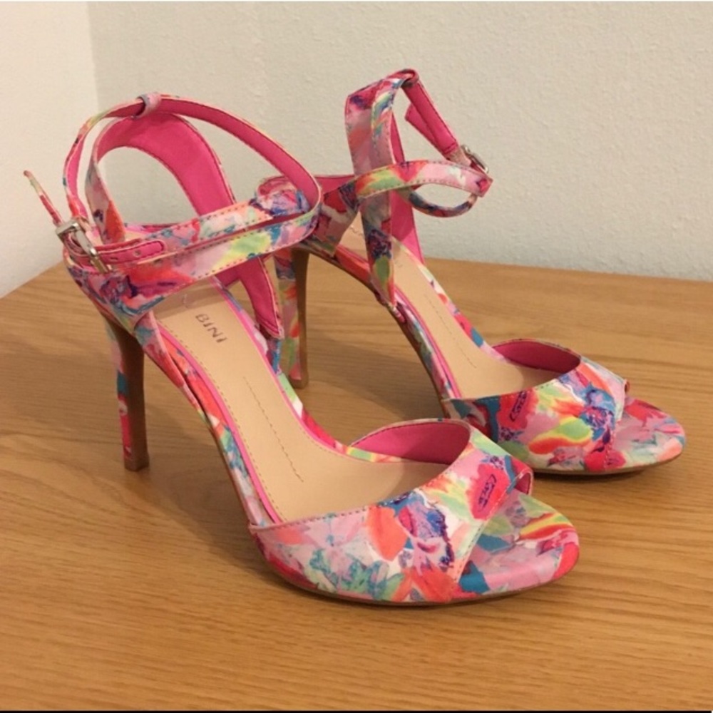 Gianni Bini Pink Colorful High Heels